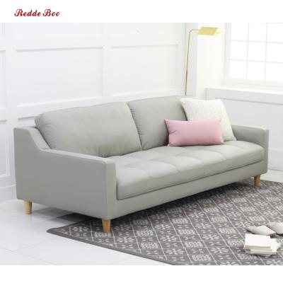 China Modular Simple Modern Indian Style 3 Seat Frame Home Solid Wood Fabric For Sofa Furniture 152 for sale