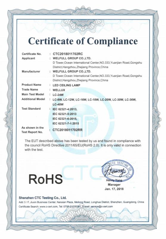 RoHS - Welfull Group Co., Ltd.