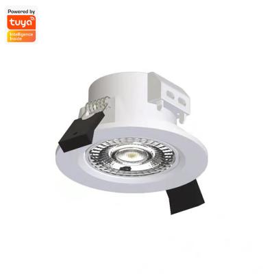 China EUROPEAN App RGB+CCT changing+dimming 4.9W LED Wi-Fi smart rgbcw smart life downlight for sale