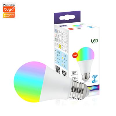 China Popular Residential Amazon WiFi Led Light Bulb 9W RGB Smart LED Light Bulbs Alexa And Google for sale