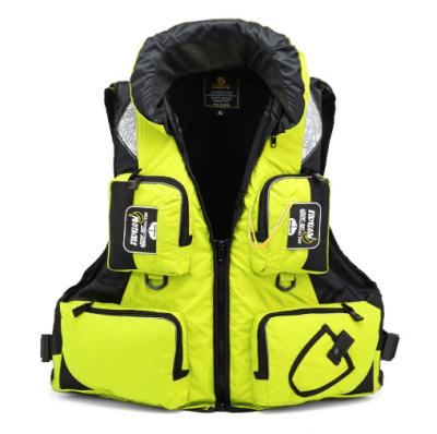 China Unisex Detachable Multi-pocket Multi-pocket Rescue Vest Super Buoyancy Super Buoyancy Professional Fishing Rescue Fishing for sale