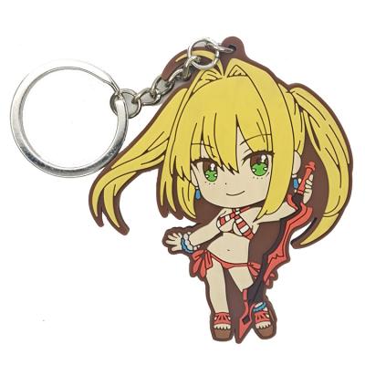 China Eco-Friendly Fashion Eco-Friendly Customized Anime 3D PVC Key Chain High Quality Soft Key Chain Custom for sale