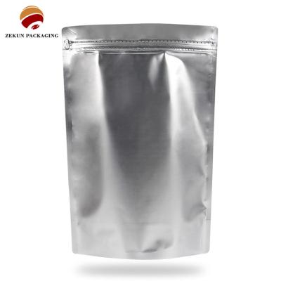 China Custom Zipper Closure Aluminum Foil Ziplock Bags Enhanced Storage For Coffee Products for sale