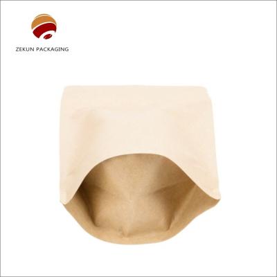 China Heavy Duty Moisture Proof Kraft Paper Bag With Block Bottom for sale