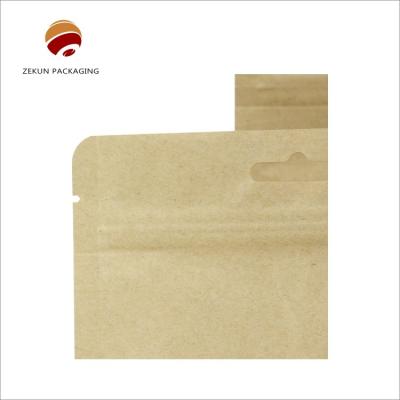 China Moisture Proof Brown Kraft Paper Grocery Bag in Custom Size zu verkaufen