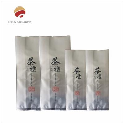 China Matt oder glänzend 30g - 5kgs Kapazität Aluminiumfolie PET/PE Teebeutel Verpackungen für Lebensmittel/Getränke/Haustierfutter zu verkaufen