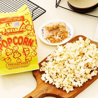 China Custom logo print vouw en verzegel popcorn zakken Te koop