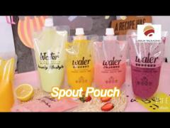 heat seal liquid drinking spout pouch for juice bags