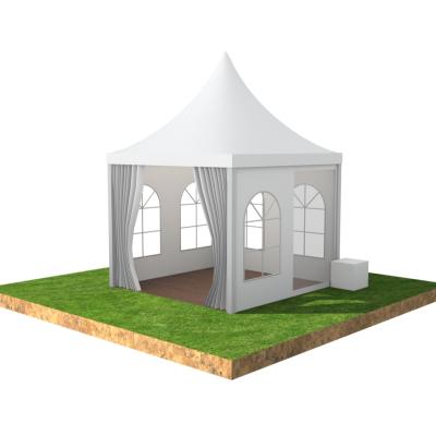 China Camouflage game design top pagoda tent/camping special roof pagoda garden factory price field for sale