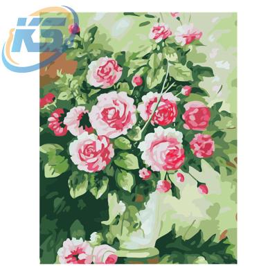 China CLASSIC Flower Paint By Numbers With View Wholesale Numbered Paint Pictures By Numbers for sale