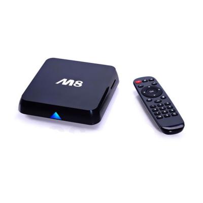 China Metal 8GB Android4.4 Russian IPTV Box / Live Channels TV Box with Amlogic S802 for sale