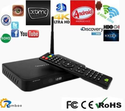 China Caja de FreeMalaysia IPTV con la caja androide quad-core de Amlogic S802 Smart TV construida en caja viva de XBMC 13,2 TV en venta