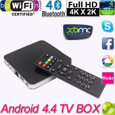 Chine La boîte androïde 157+ d'AmlogicS805 IPTV libèrent le noyau indien plein HD Media Player de quadruple de canaux à vendre