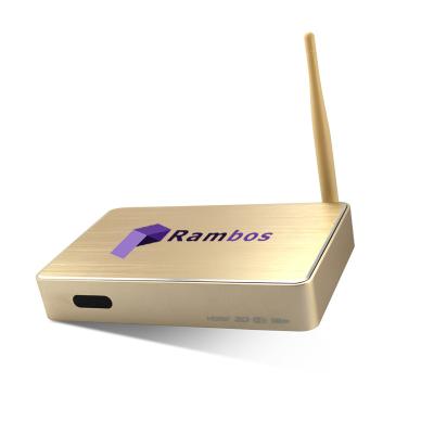 China HD indio canaliza la caja androide de IPTV con la caja quad-core Kodi de la caja metálica de Amlogic S805 en venta