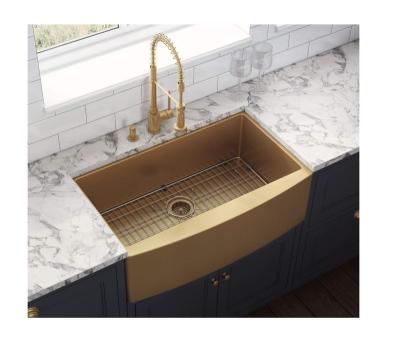 China With Faucet Factory Direct Sales Farmhouse Hand Wash Sink Ceramic Kitchen Apron Sinks With Cheap Price for sale