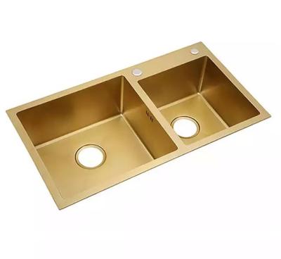 China With Faucet Kitchen Sink Double Sink Wholesale Outdoor Kitchen Sink With Lowest Price for sale