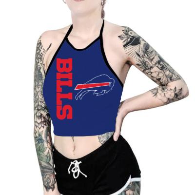 China Breathable 2023 New Design American Football Wear Custom Football Team Sport T-shirts Women Sexy Fashion Vest for sale