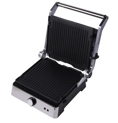 China Non-stick Coating Dish for Hot Selling BBQ Grill Kitchen Cooking Appliances Easy Clean 4 Slice Touch Panini Press Electric Grill for sale