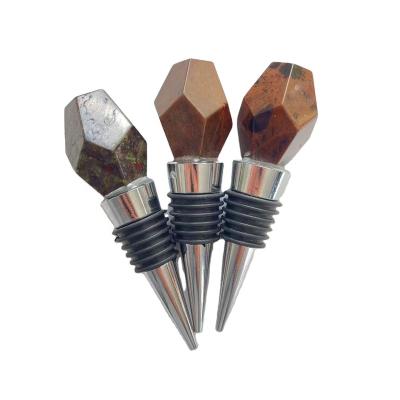 China China Factory Price Wholesale Polished Crystal Crafts Healing Stones Wine Bottle Stoppers for sale