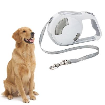 China Sustainable Wholesale Eco Friendly Multifunctional Strong Reflective Retractable Dog Leash With Anti Slip Handle for sale