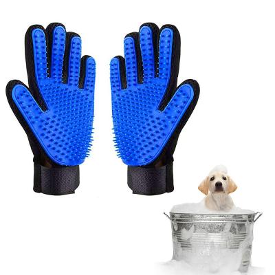 China Viable Wholesale Silicone Grooming Mold Remover Dog Cat Dog Glove Cleaning Deshedding Brush for sale