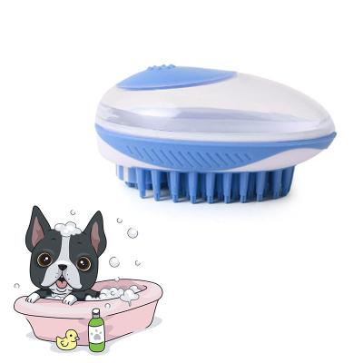 China Hot-selling Viable Silicone Pet Dog Cat Grooming Shampoo Massage Shower Wash Bath Cleaning Brush for sale