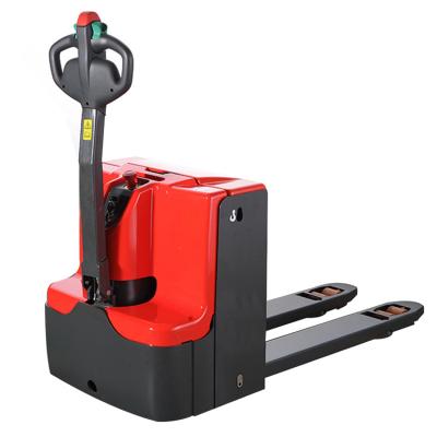 China Electric Building Material Shops 1ton 2t Small Scale Lithium Pallet Truck Powered Ja E for sale