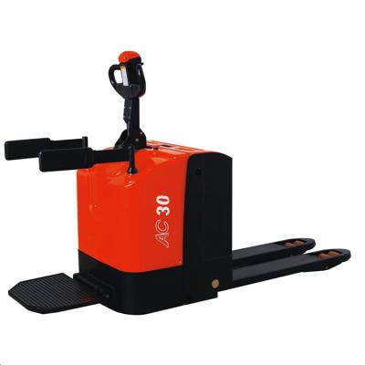 China Building Material Shops 1.5m 2.5 Ton Long Used Super Semi Electric Pallet Truck Jack for sale