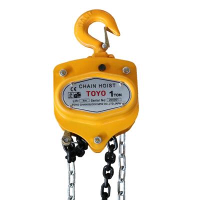 China Construction site lifter 1ton HSZ hand chain hoist with low price chain block weighing machine for sale