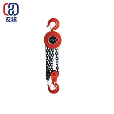 China Lifting Goods 5 Ton Hanming Machinery Manual Lifting Chain Block for sale