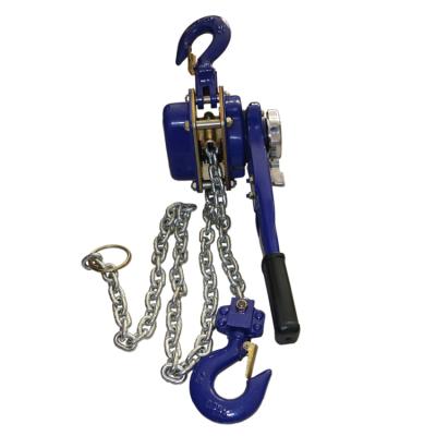 China Construction Site Lifter 0.8t 1 Ton Hand Pulling Manual Lever Crane Lever Chain Block 10 Ton for sale