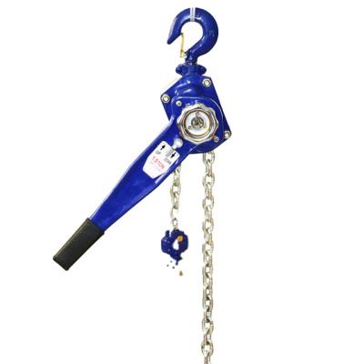 China Heavy Duty Lifting Construction Site Lifter Construction Tools Lever 1.5ton Hoist Chain Block Manual Crane for sale