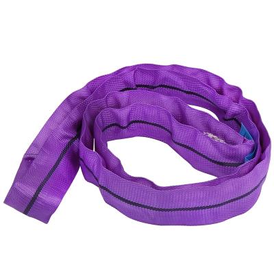 China Lifting Goods 1ton -50 Ton Lifting Slings Around Strap Sling Weightlifting Flat Belt for sale