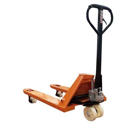 China Hotels 2500kg Forklift Hand Pallet Truck Price With Shipping for sale