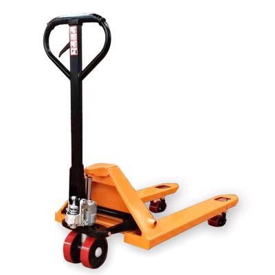 China Hotels 2 Ton Long Hand Pallet Truck Jack With Brake for sale