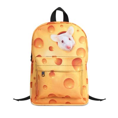 China NEW fashion sublimation footprints kids cartoon waterproof backpack for kindergarten kids for sale