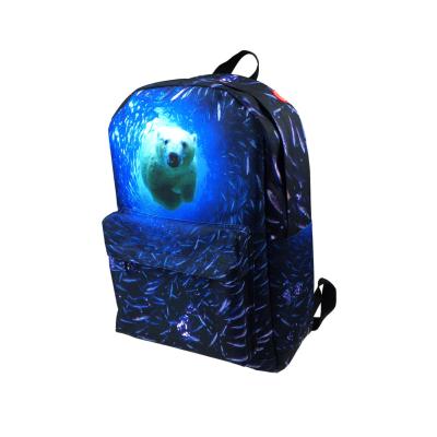 China New School Bags Logo Small Backpack Full Printing Custom DIY for sale