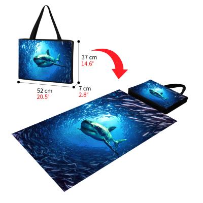 China Durable Travel Cubes Dolphin Tote Sublimation Weekend Summer Beach Bag for sale