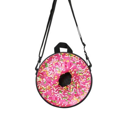 China Multifunctional Custom Messenger Bag Candy Food 3D Printed Small Cross & Body Bag Sling Bag For Teenagers for sale