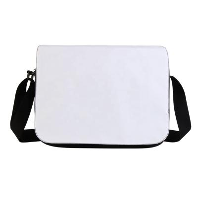 China New Casual Flap Fashion Casual Canvas Empty Cross - Body Bag Polyester Messenger Bag For Sublimation for sale