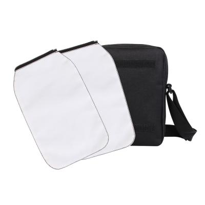 China Fashionable Leisure Private Label Durable Cross - Body Bag White Messenger Bag Detachable Flaps Sublimation Bag for sale