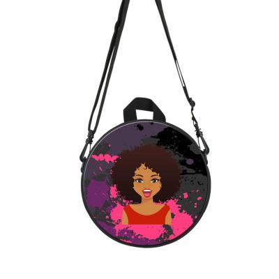 China DIY African Girl Kids Backpack Kindergarten Black Girls Satchel Cute For Kids for sale