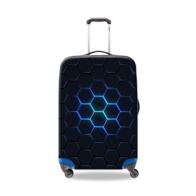 China Add style and personality to your Geometric Pattern Suitcase Cover High Elasticity Spandex Luggage Cover for sale