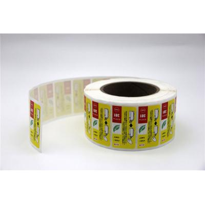 China Factory Supply Cheap Quality Color Waterproof Custom Label Glue Custom Roll Label for sale