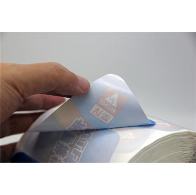 China Waterproof High Quality Self Adhesive Label Sticker Commodity Information Label Made Of Coated Paper for sale