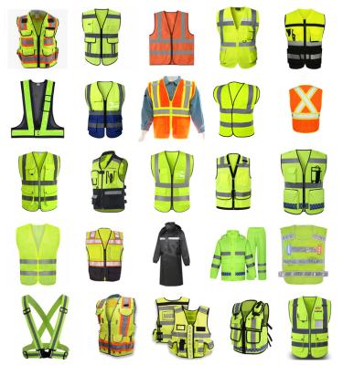 China Water Proof Response Within 1 Minute Best Quality Lowest Price Customize Logo Direct Free Printing Factory Supply Reflective Safety Vest Clothing for sale