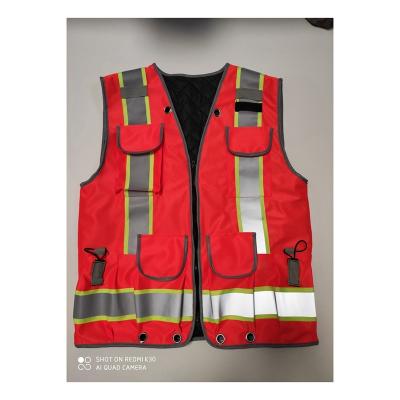 China Breathable Led High Visibility Apparel Clothing Air Bag Vest Motorcycle Safety Vest Vest Fashion Women Anti-Static Vest Women for sale