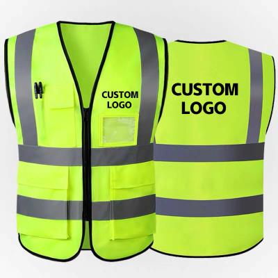 China Customizable High Visibility Good Quality Water Proof Vest Safety Vest Factory Direct Sales Low Price Reflective Safety Vest Customizable Free Printing for sale