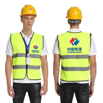 China Factory direct sales good quality priceHigh stocking customizable free printing water proof visibility safety vest vest reflective safety vest for sale