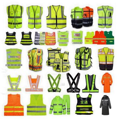 China Construction Safety Rain Jacket Safety Surveyor Jacket Yellow Fluorescent Yellow Vest Shirt Reflective Water Proof Clothing for sale